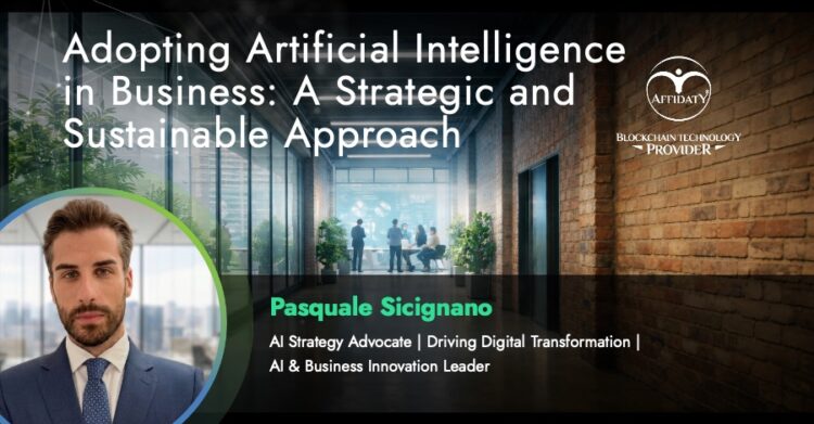 Adopting Artificial Intelligence in Business: A Strategic and Sustainable Approach - cover EN